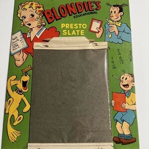 Blondie's vintage Presto Slate 1944 vintage - Golden Age Comics